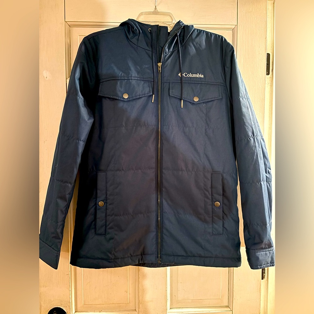 Men’s Columbia navy small jacket